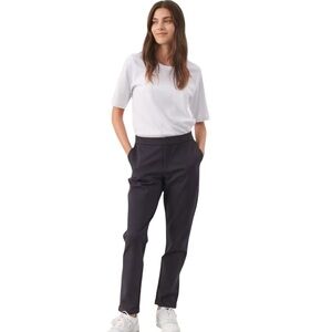 Part Two Mighty Folded Cuff Slim Fit Trousers Pants Blue Size 38 US 8